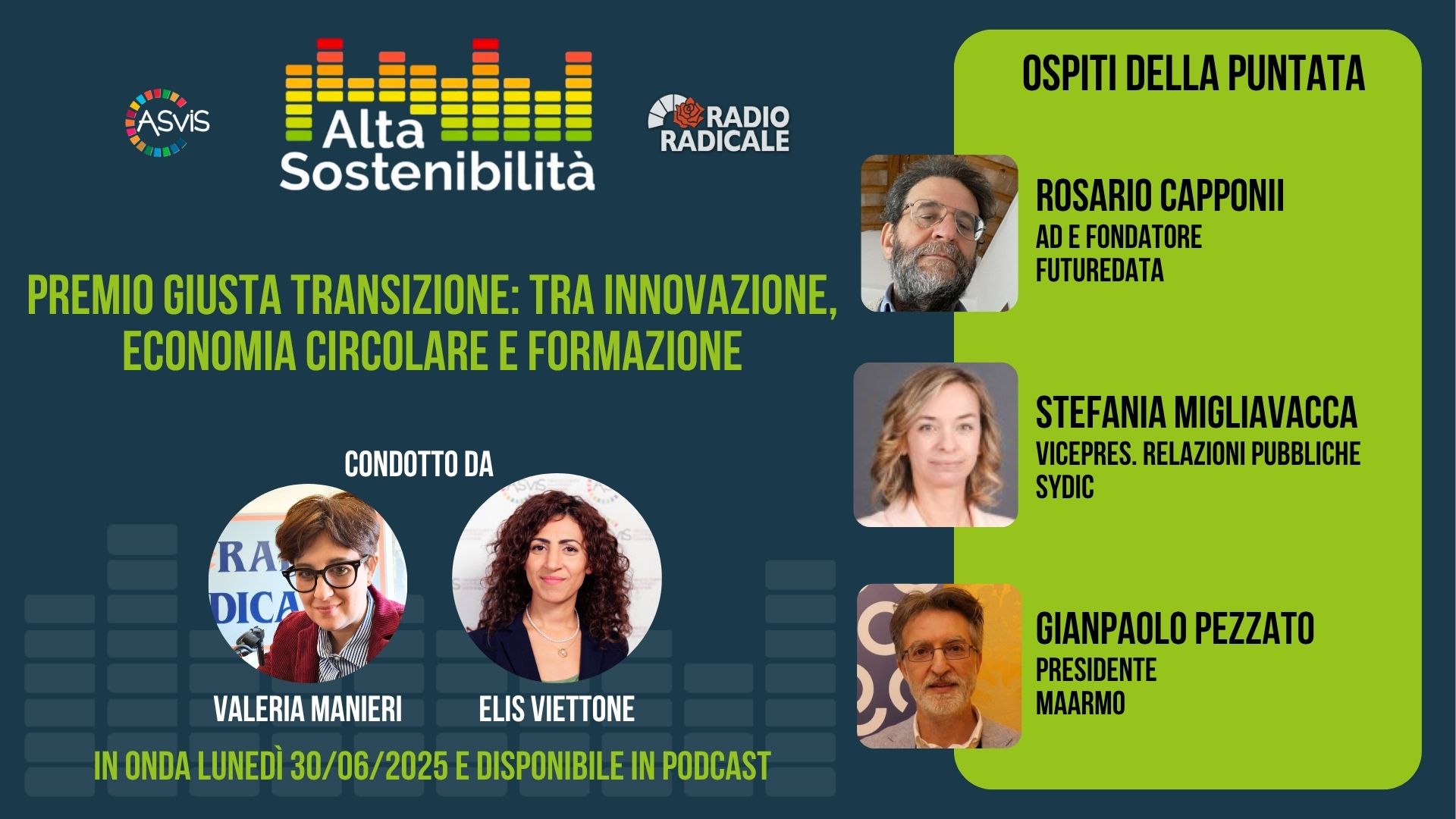 Premio giusta transizione: tra innovazione, economia circolare e formazione Premio giusta transizione: tra innovazione