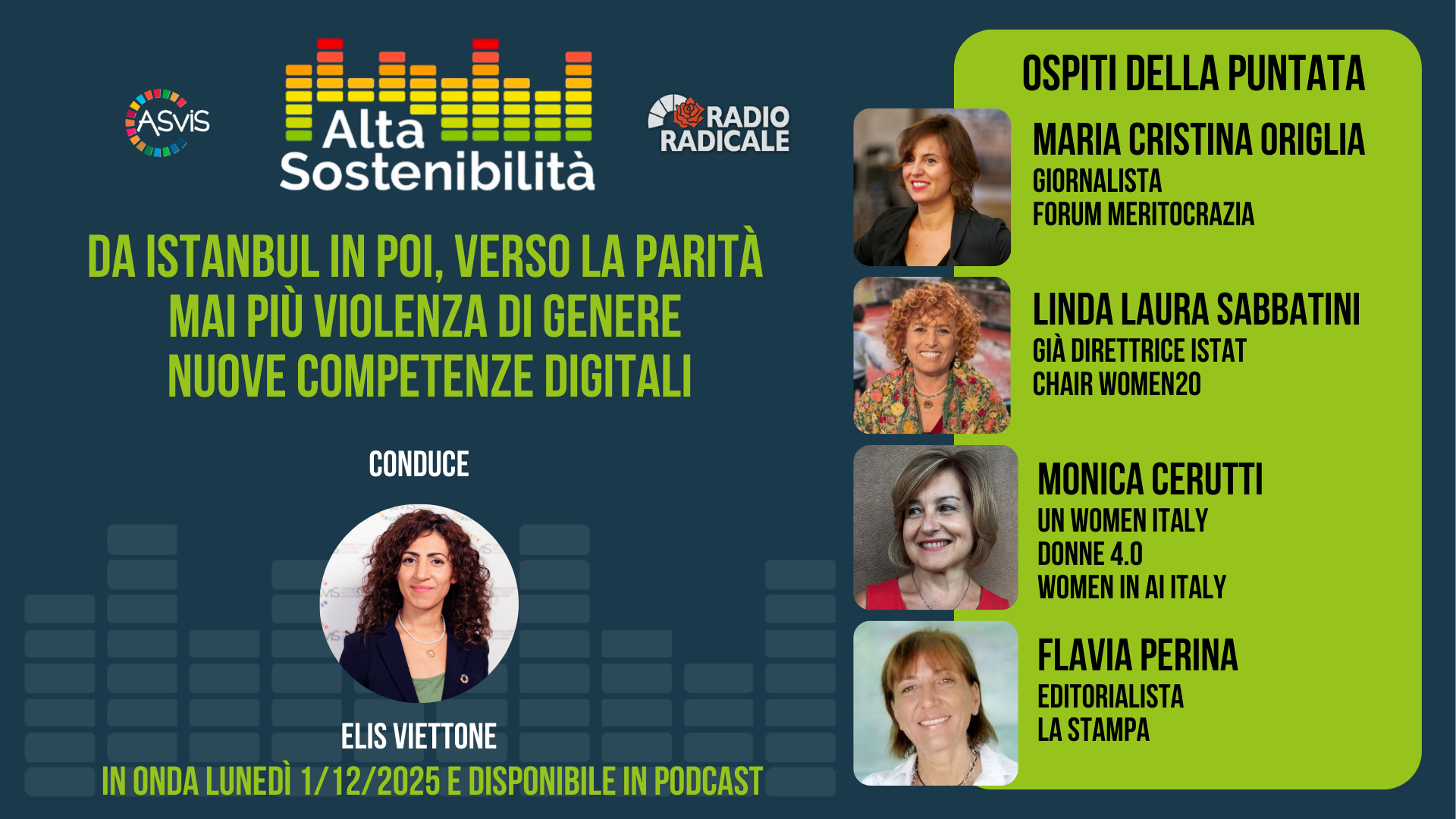 Da Istanbul in poi, verso la parità, mai più violenza di genere, nuove competenze digitali Da Istanbul in poi