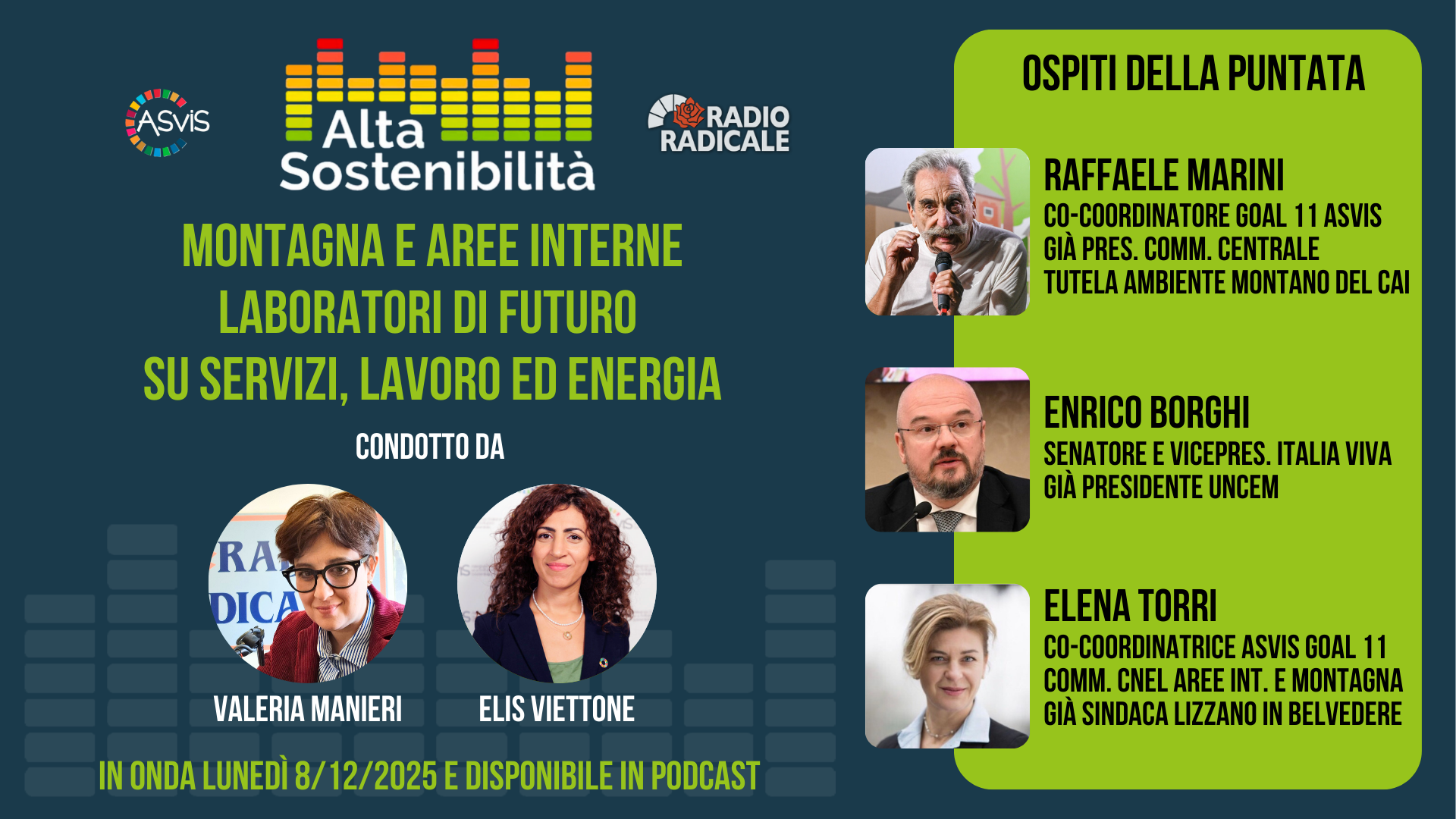 Montagna e aree interne: laboratori di futuro su servizi, lavoro ed energia Montagna e aree interne: laboratori di futuro su servizi
