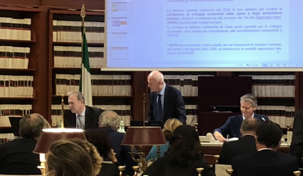 Relazione annuale Cipess, Tabacci: “Verso gli investimenti pubblici sostenibili” Relazione annuale Cipess