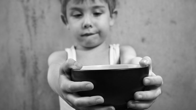 L’insicurezza alimentare riguarda il 41% dei bambini del mondo