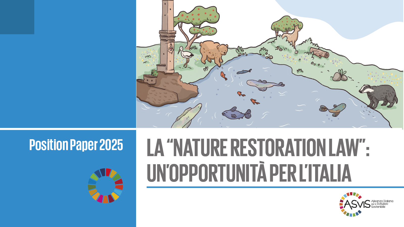 ASviS: Nature restoration law occasione storica per rigenerare la natura in Italia