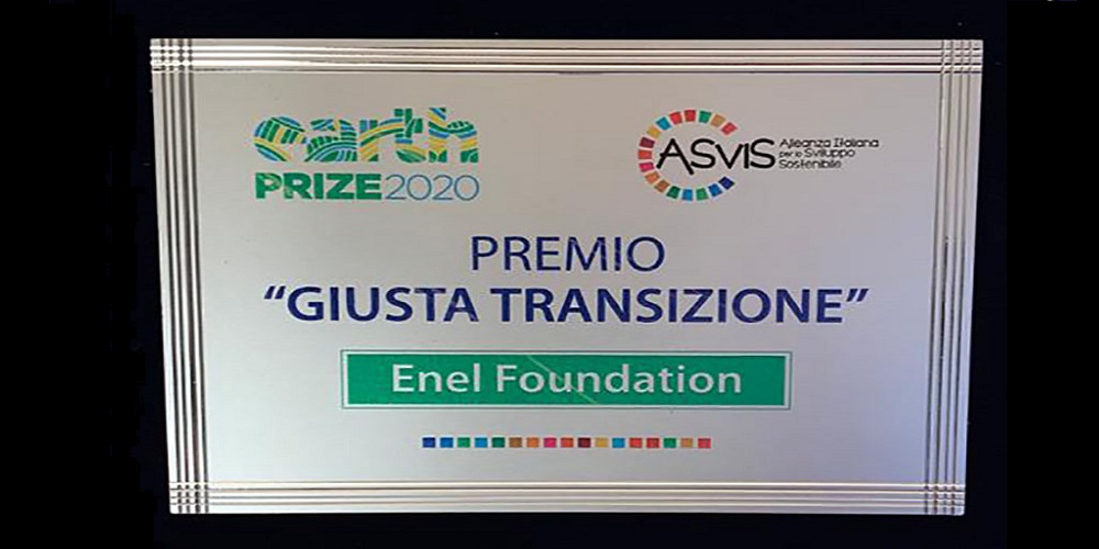 Earth Prize: assegnato a Enel Foundation il premio ASviS “Giusta transizione”