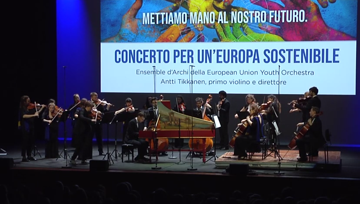 “Concerto per un’Europa sostenibile” all'evento di apertura del Festival “Concerto per un’Europa sostenibile” all'evento di apertura del Festival