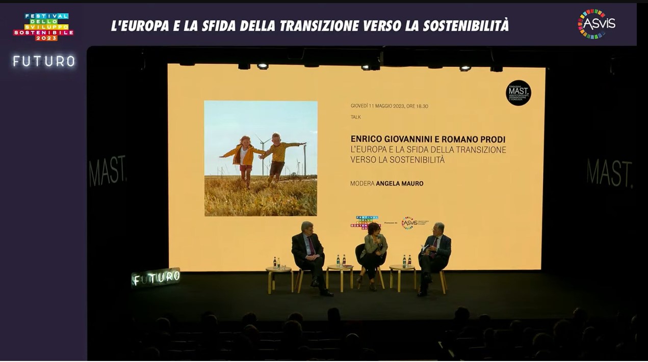 “Un’Europa sostenibile esiste solo se unita”: dialogo tra Giovannini e Prodi