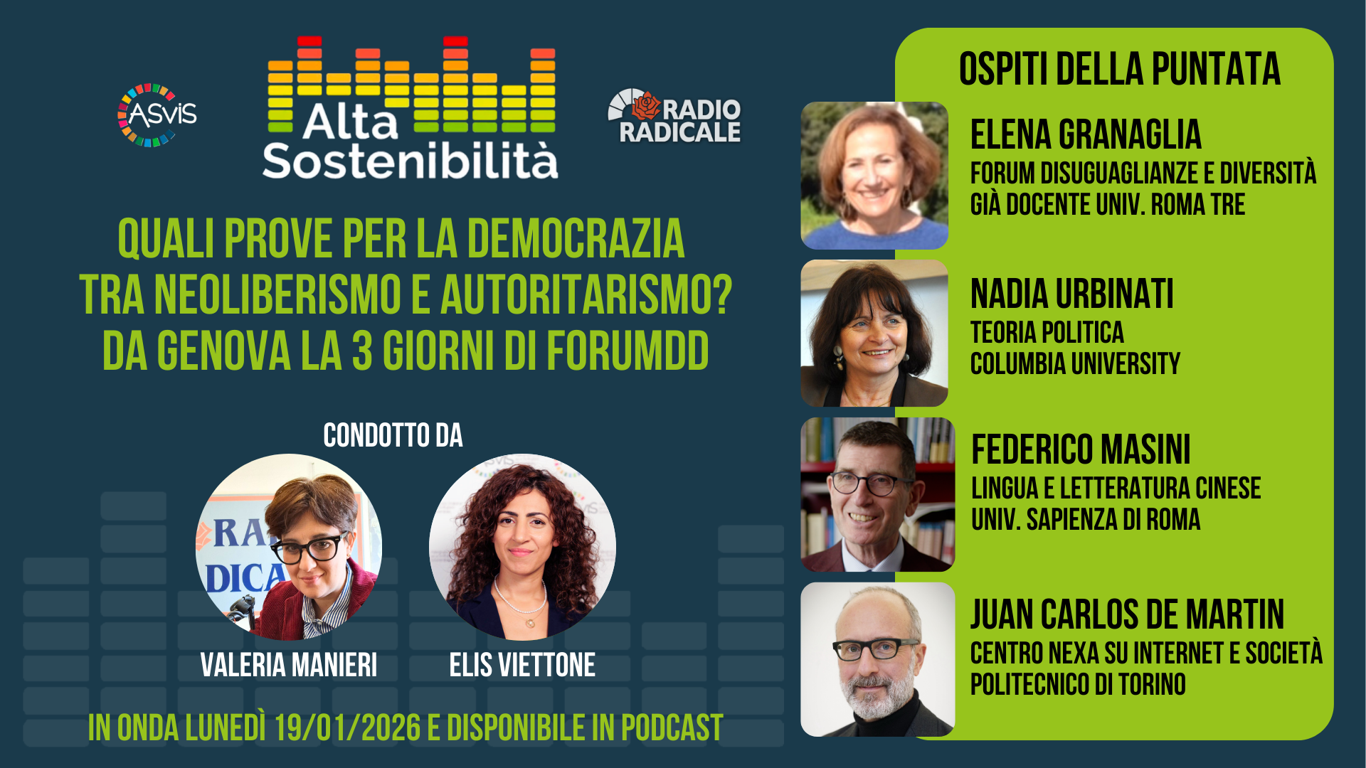 Quali prove per la democrazia tra neoliberalismo e autoritarismo? Da Genova la 3 giorni di ForumDD Quali prove per la democrazia tra neoliberalismo e autoritarismo? Da Genova la 3 giorni di ForumDD